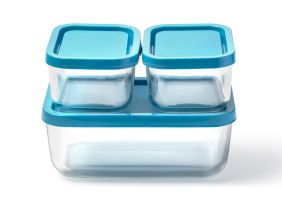 glass food container isolated