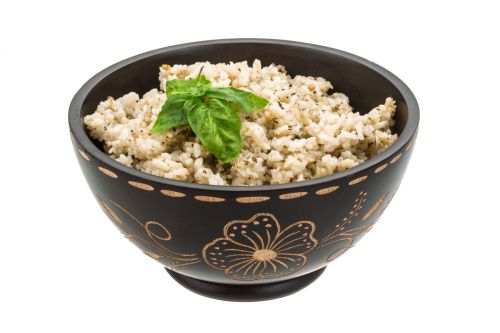 Boiled brown rice