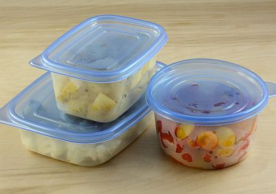 lightweight plastic food container