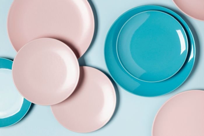 Melamine plates